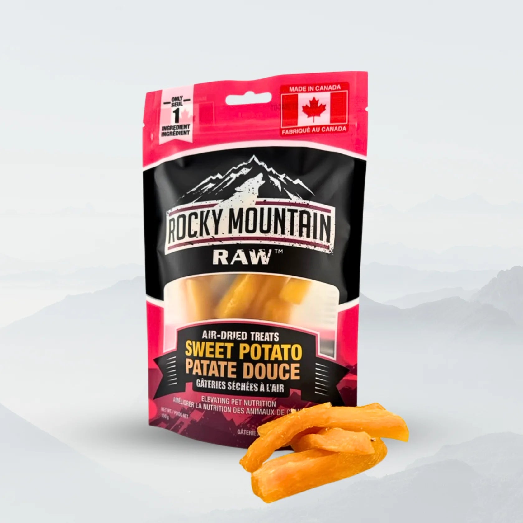 Rocky Mountain Raw Air Dried Sweet Potato Sticks 150g