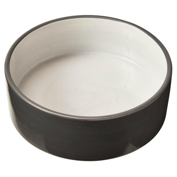 Spot Two Tone Gray Dish 7"