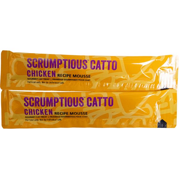 Scrumptious Catto Chicken Recipe Mousse 0.5Oz X 4 Tubes
