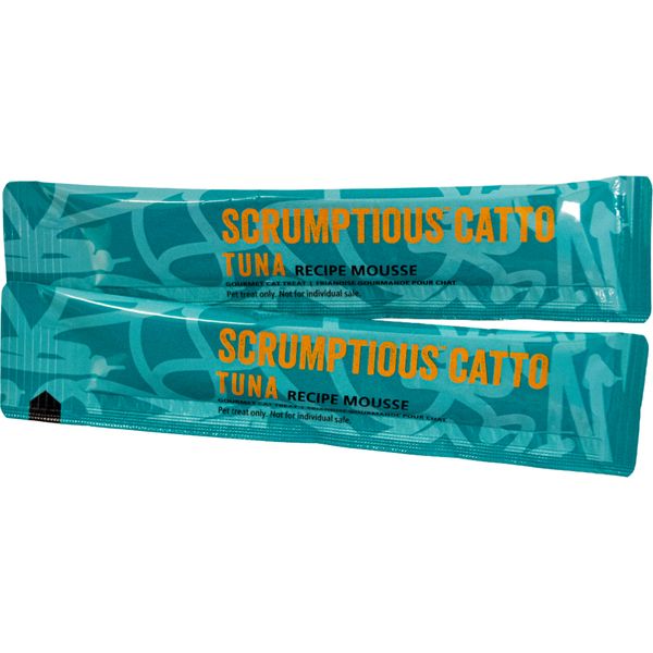 Scrumptious Catto Tuna Recipe Mousse 0.5Oz X 4 Tubes
