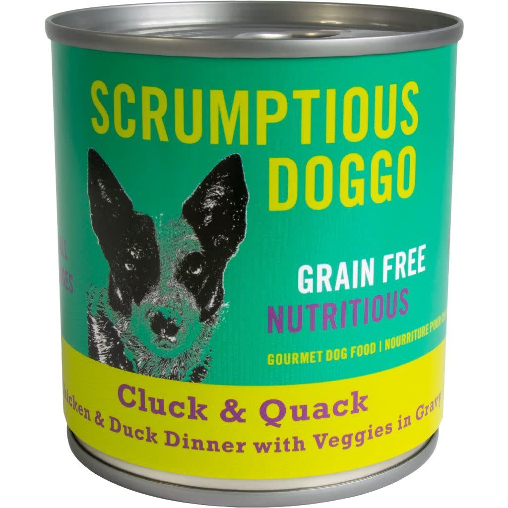 Scrumptious Doggo Cluck & Quack Chicken & Duck Dinner With Veggies In Gravy 9Oz