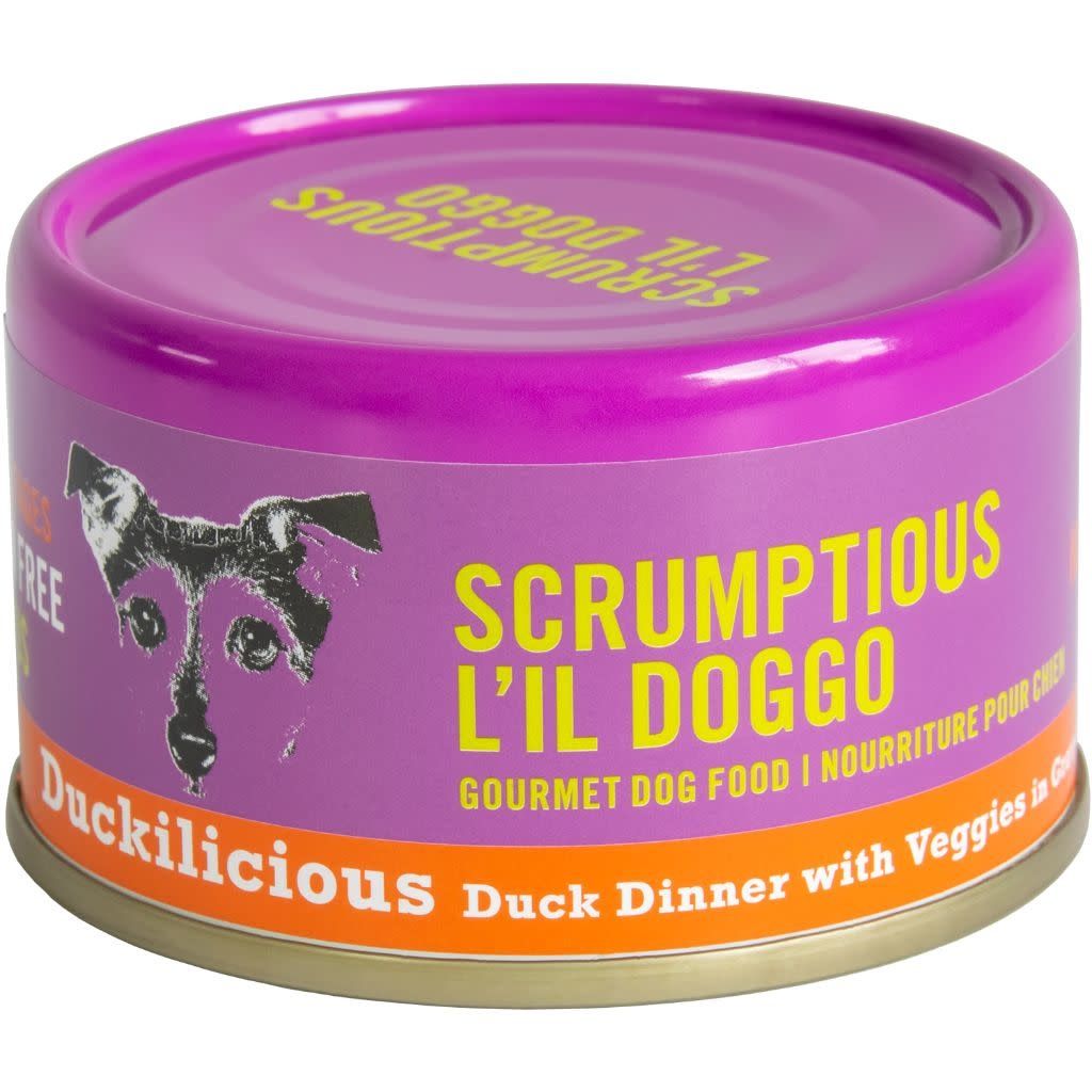Scrumptious L'Il Doggo Duckilicious Duck Dinner With Veggies In Gravy 3oz