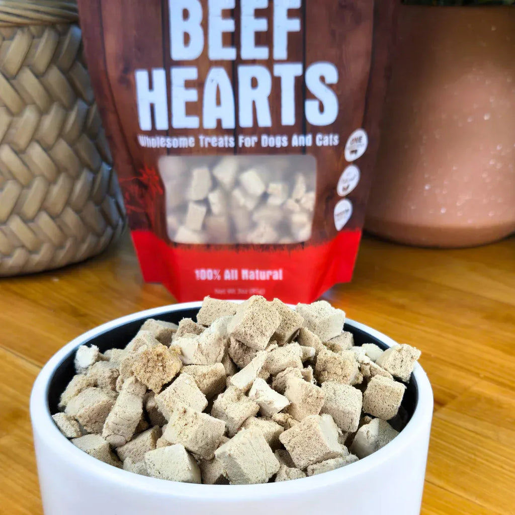 Shepherd Boy Farms Freeze Dried Beef Hearts 3Oz/85G