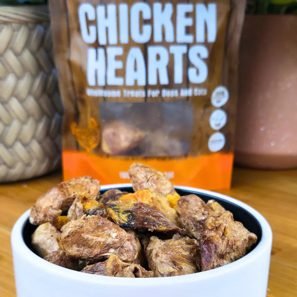 Shepherd Boy Farms Freeze Dried Chicken Hearts 8Oz/227G