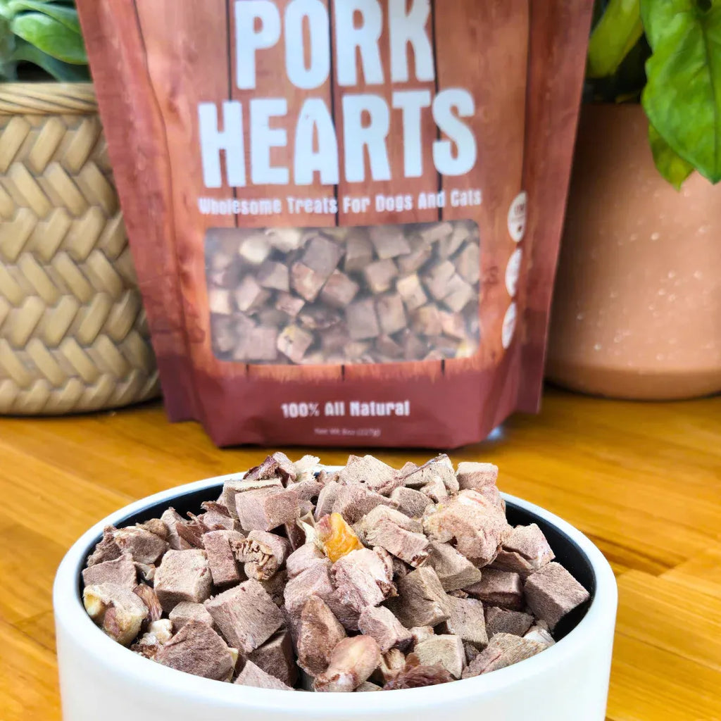 Shepherd Boy Farms Freeze Dried Pork Hearts 3Oz/85G
