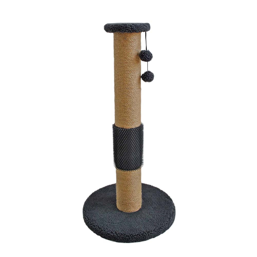 Simon's Kitty Scratcher Tower With Self Groomer