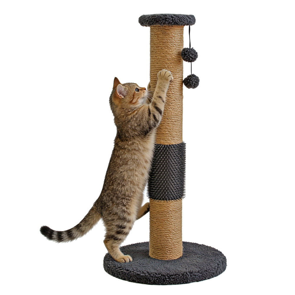 Simon's Kitty Scratcher Tower With Self Groomer