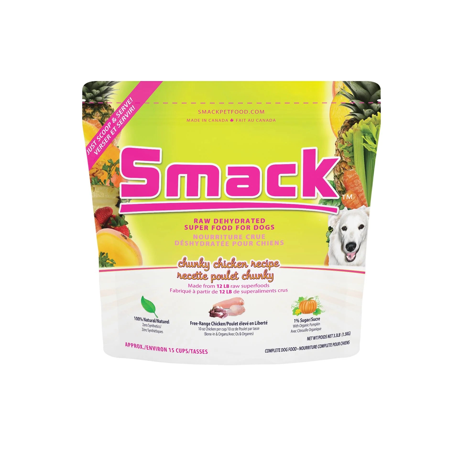 Smack Dog Chunky Chicken 3.3lb/1.5kg