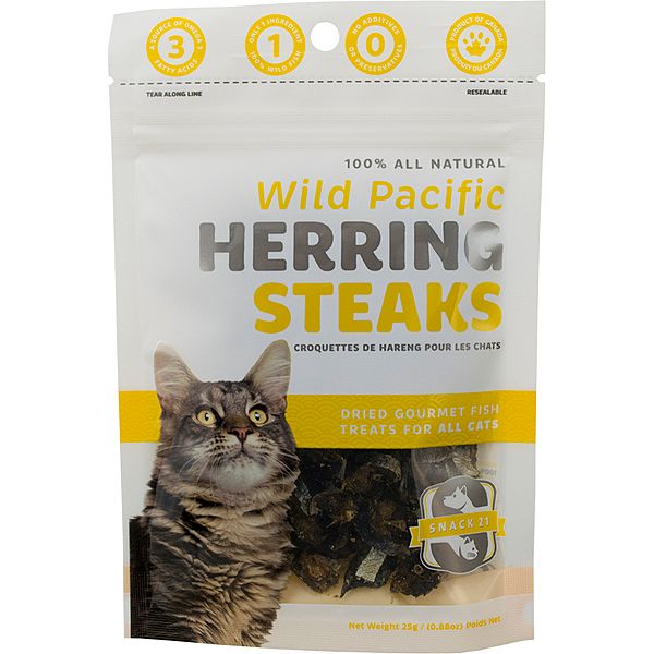 Snack 21 Wild Pacific Herring Steaks 25G/0.88Oz