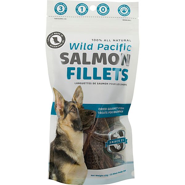 Snack 21 Wild Pacific Salmon Fillets 65g/2.3oz