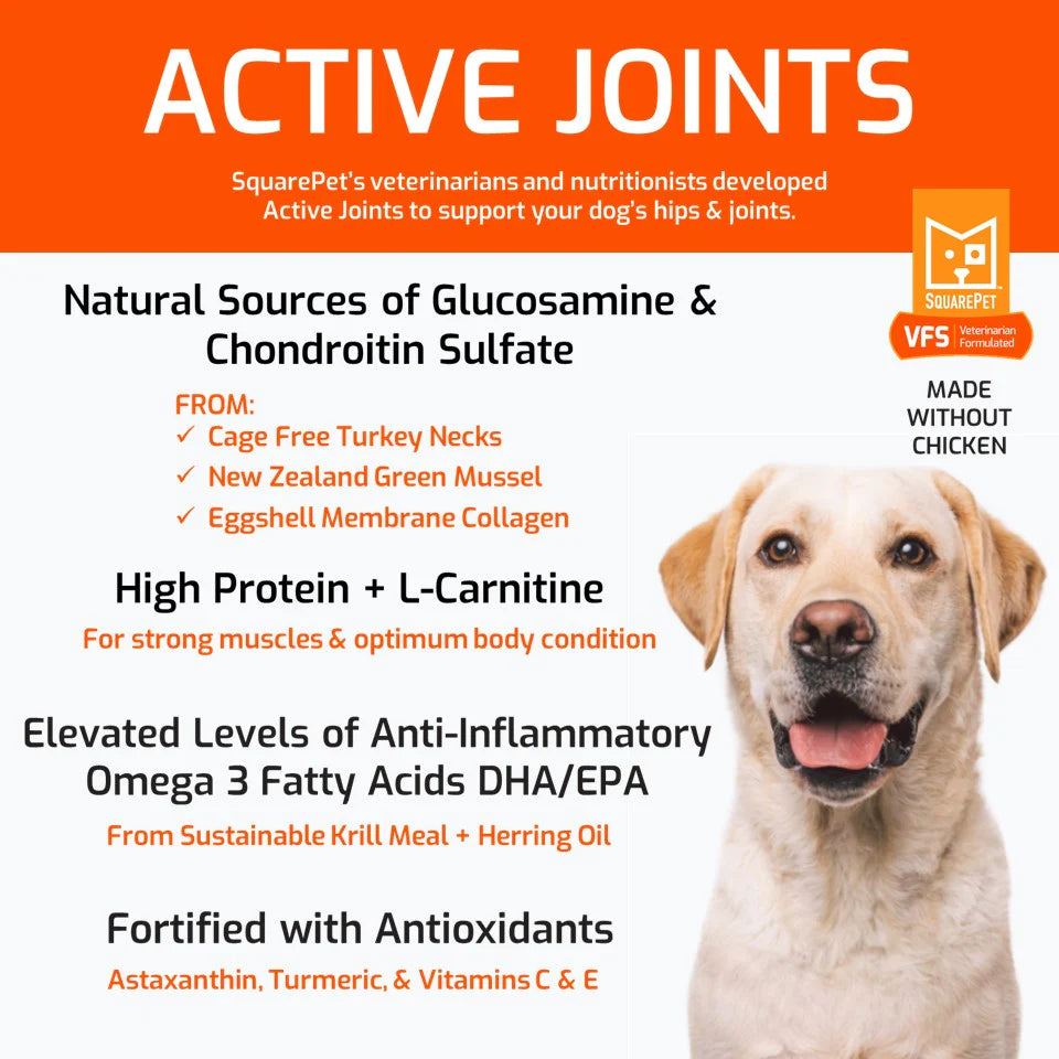 Square Pet VFS Active Joints Formula 4.4lb/2kg
