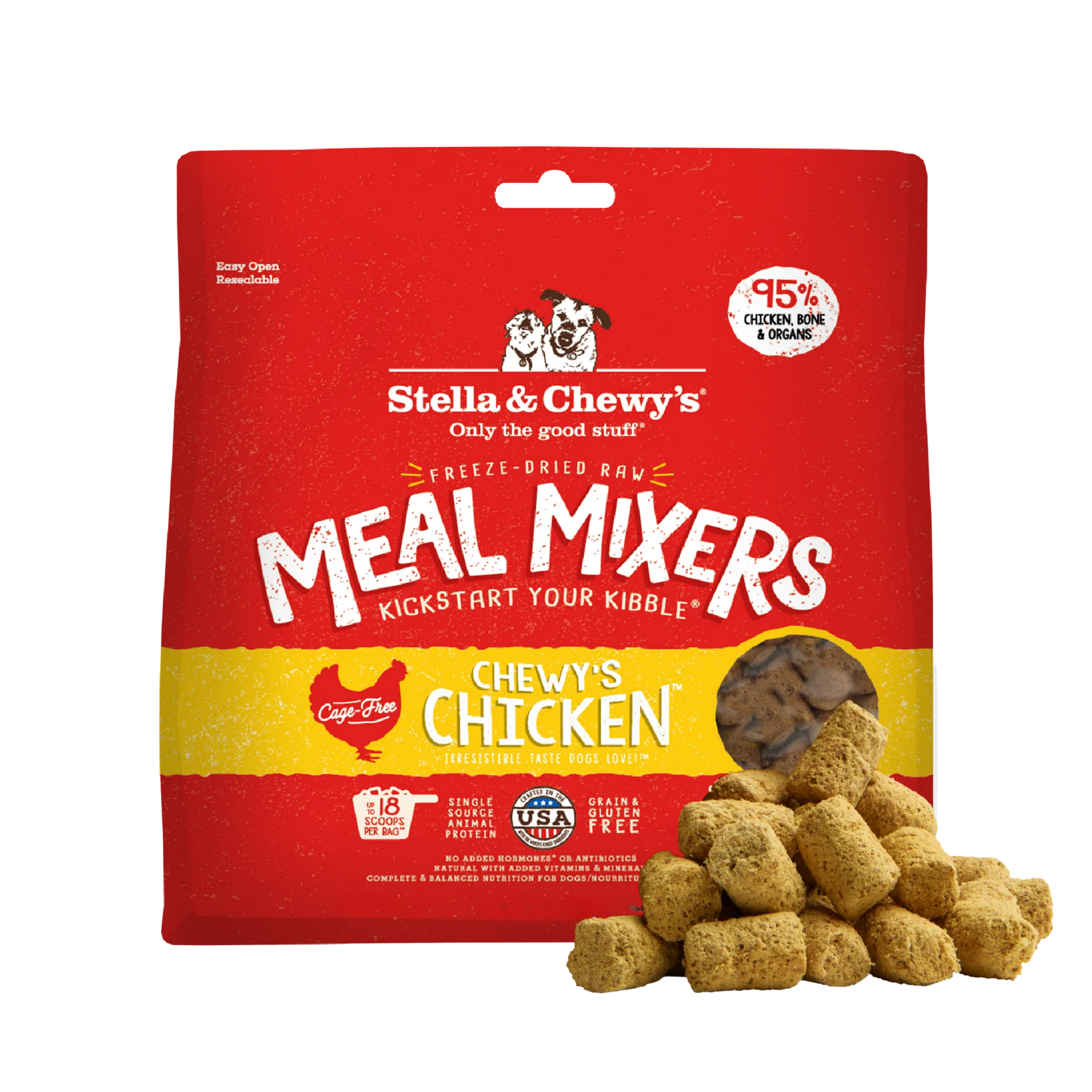 Stella & Chewy Dog Freeze Dried Meal Mixers Chicken 3.5Oz/99G