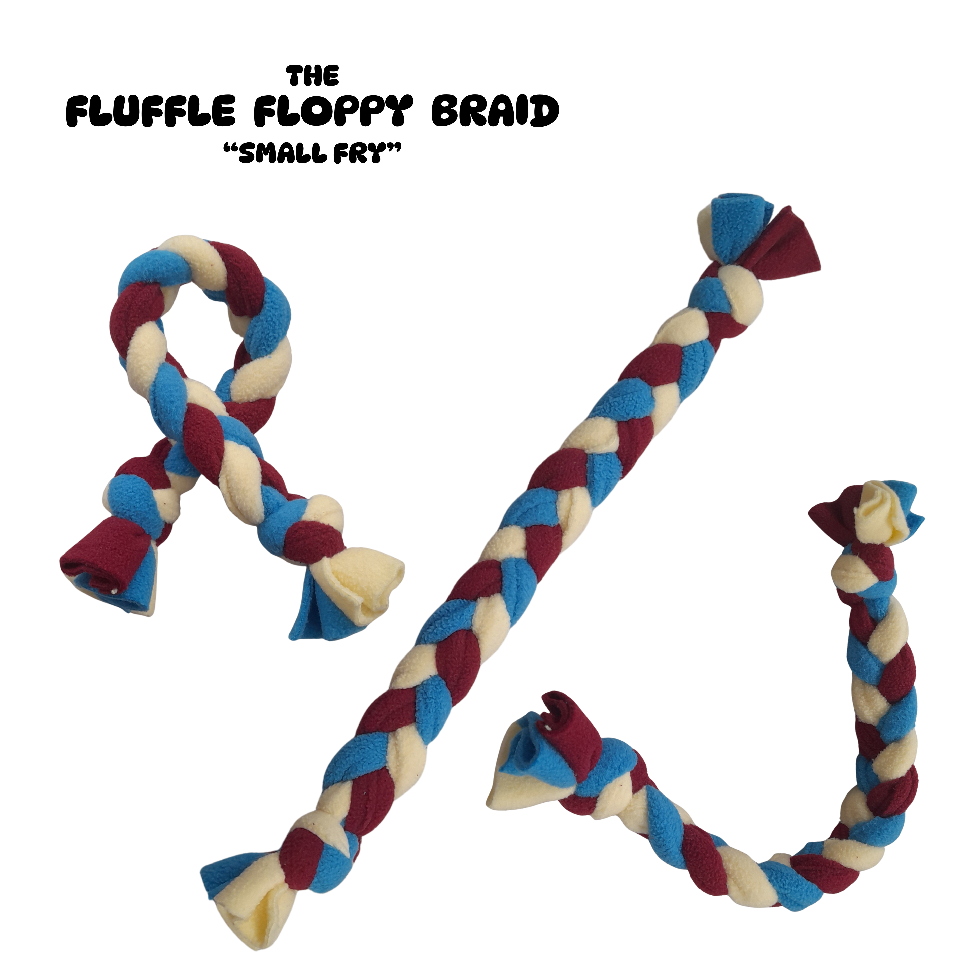 The Fluffle Floppy Fleece Braid "Small Fry" Large