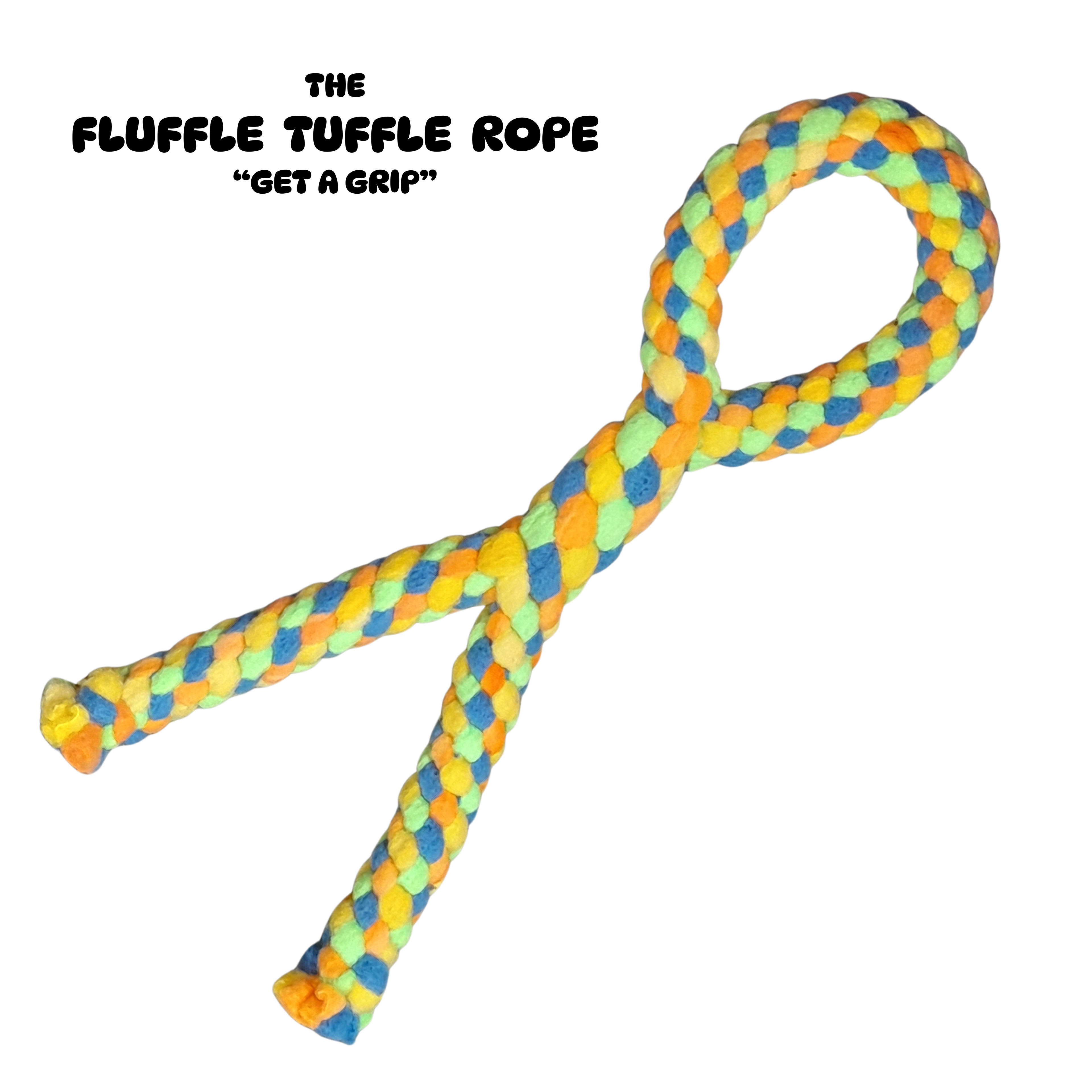 The Fluffle Tuffle Fleece Rope "Get A Grip" Medium