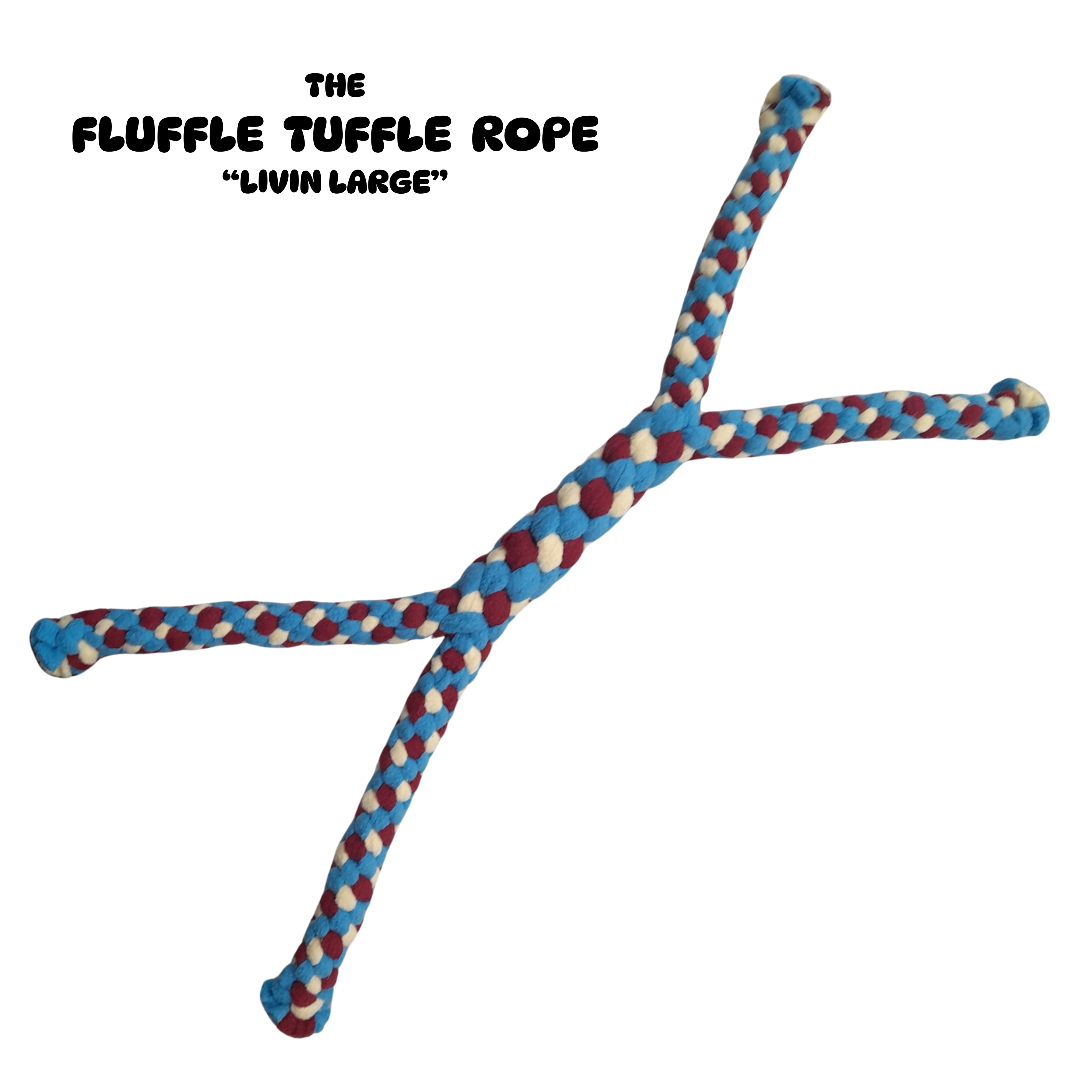 The Fluffle Tuffle Fleece Rope "Livin Large" Large