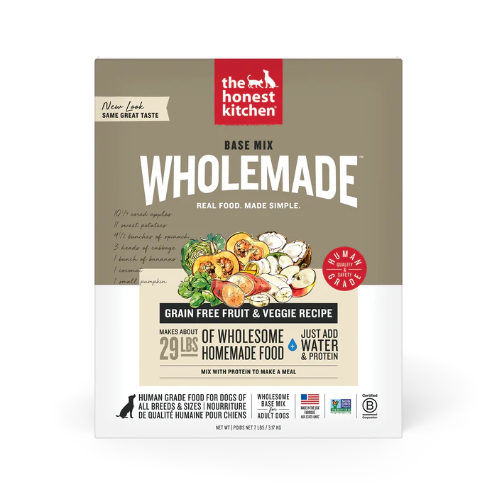 The Honest Kitchen Wholemade Dehydrated Fruit & Veggie Base Mix 7lb