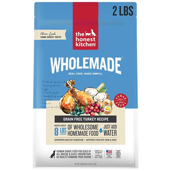 The Honest Kitchen Wholemade Dehydrated Grain Free Turkey Recipe 2lb