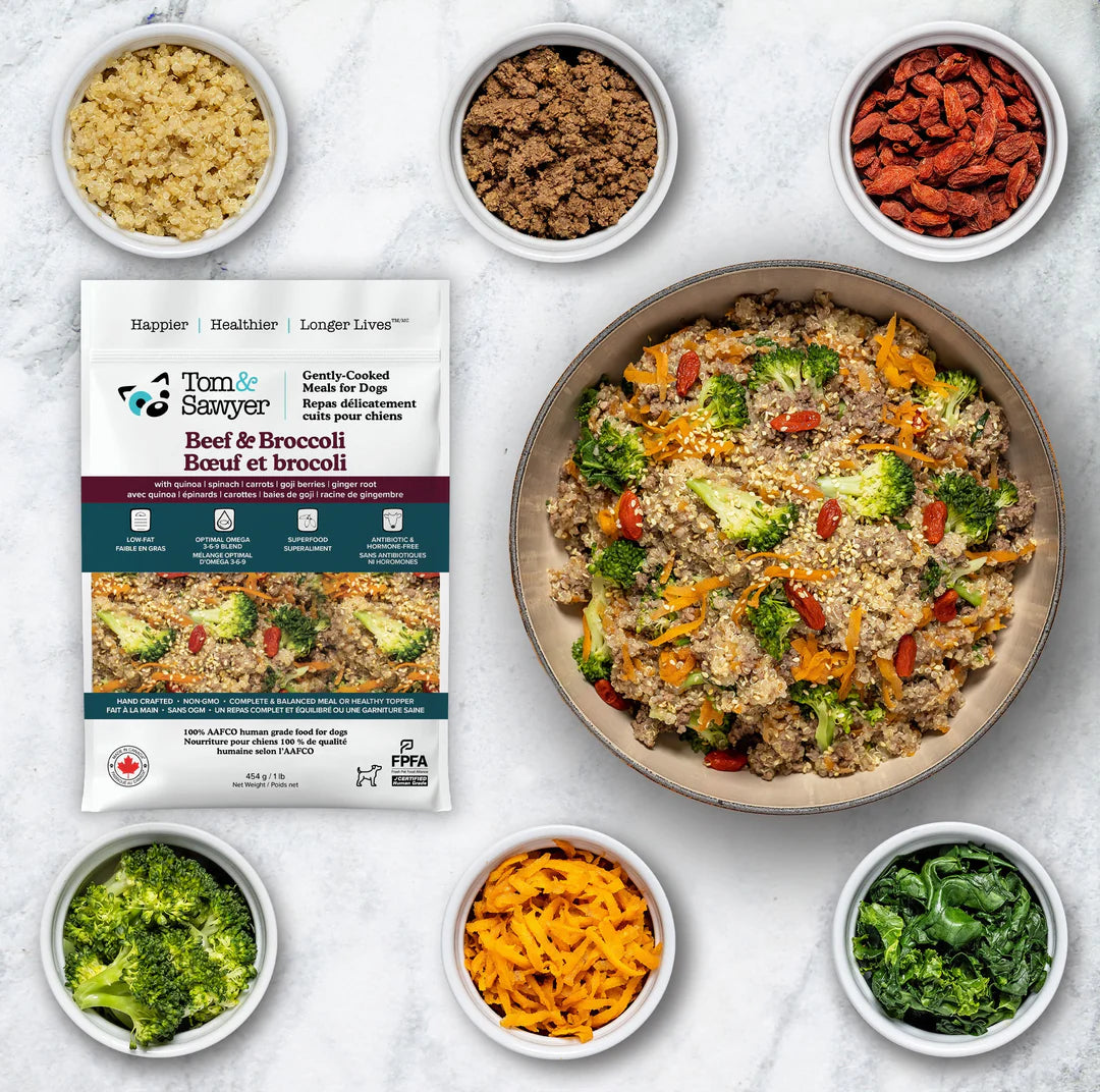 Tom & Sawyer Beef & Broccoli 16Oz/454G