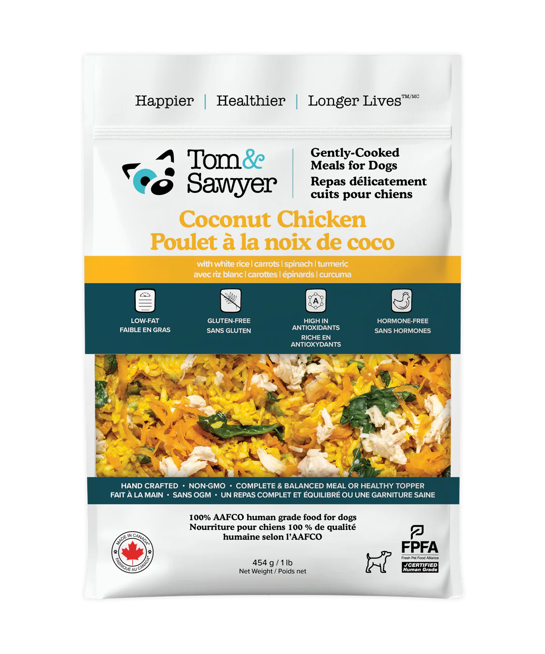 Tom & Sawyer Coconut Chicken 16Oz/454G