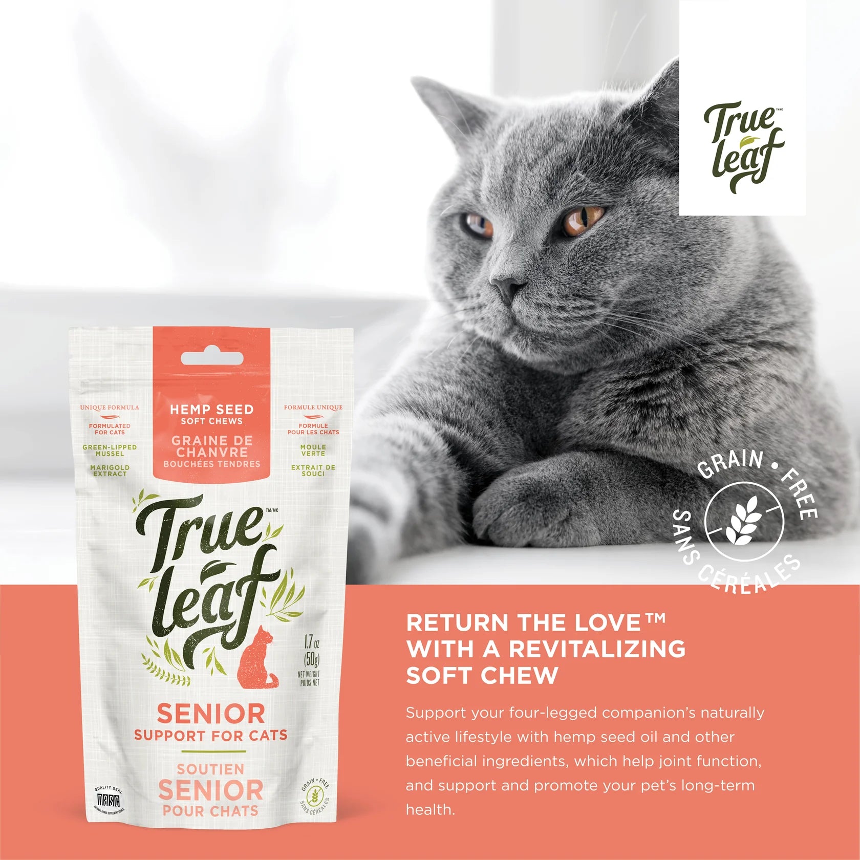 Trueleaf Cat Senior Support 50g/1.7oz