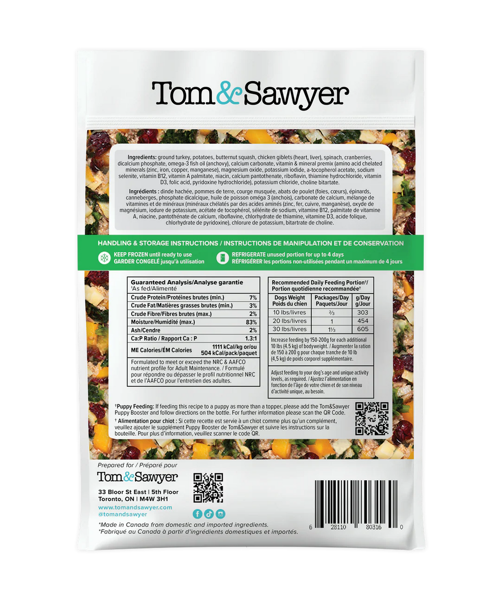 Tom & Sawyer Turkey Gobbler 16Oz/454G