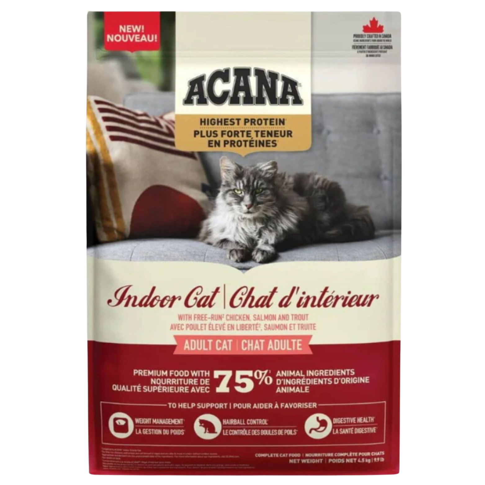 Acana Cat Highest Protein Indoor 10lb/4.5kg