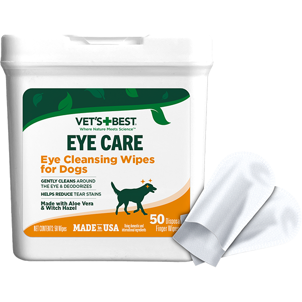 Vet'S Best Eye Cleaning Disposable Wipes For Dogs 50Ct