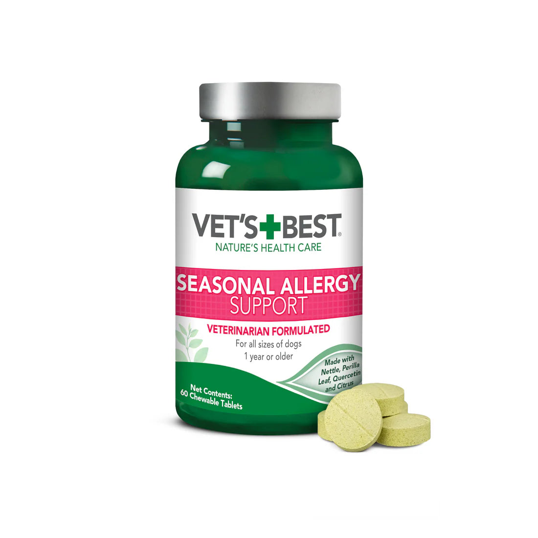 Vet'S Best Seasonal Allergy Support 60Ct 4.8Oz/138G