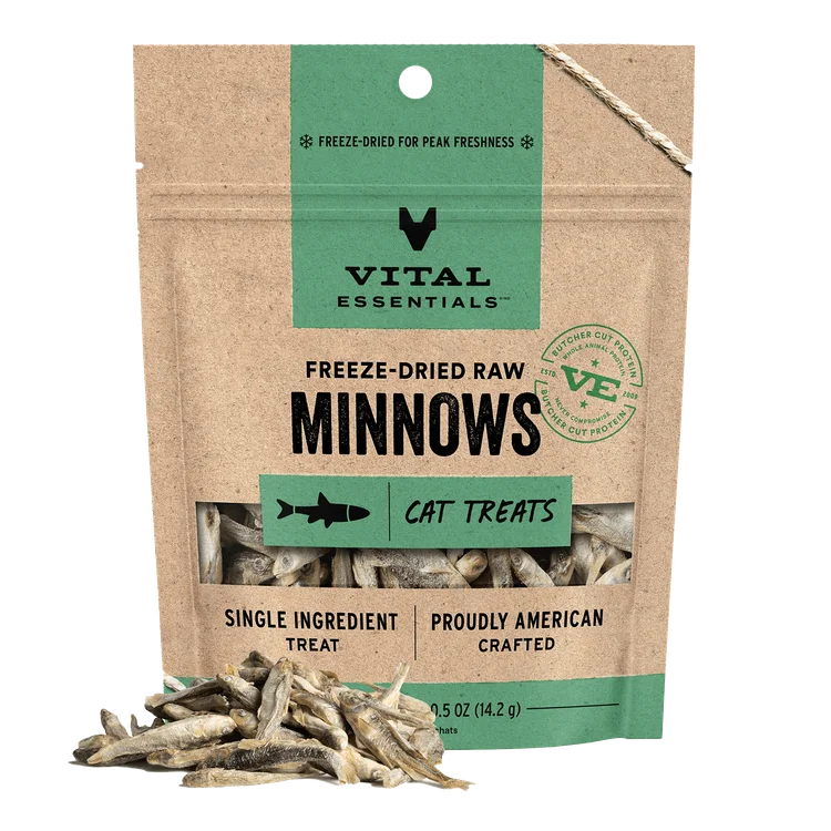 Vital Essentials Freeze Dried Minnows 0.5Oz