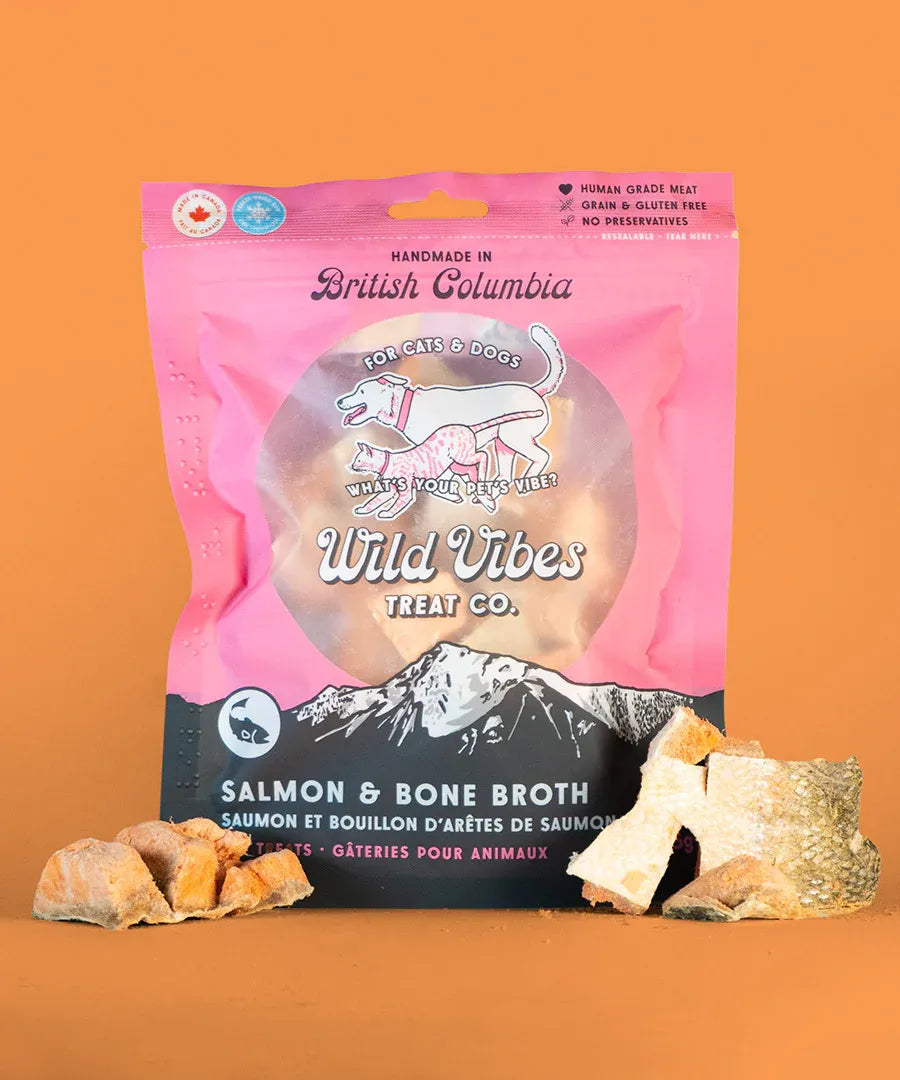 Wild Vibes Freeze Dried Salmon With Bone Broth 75G
