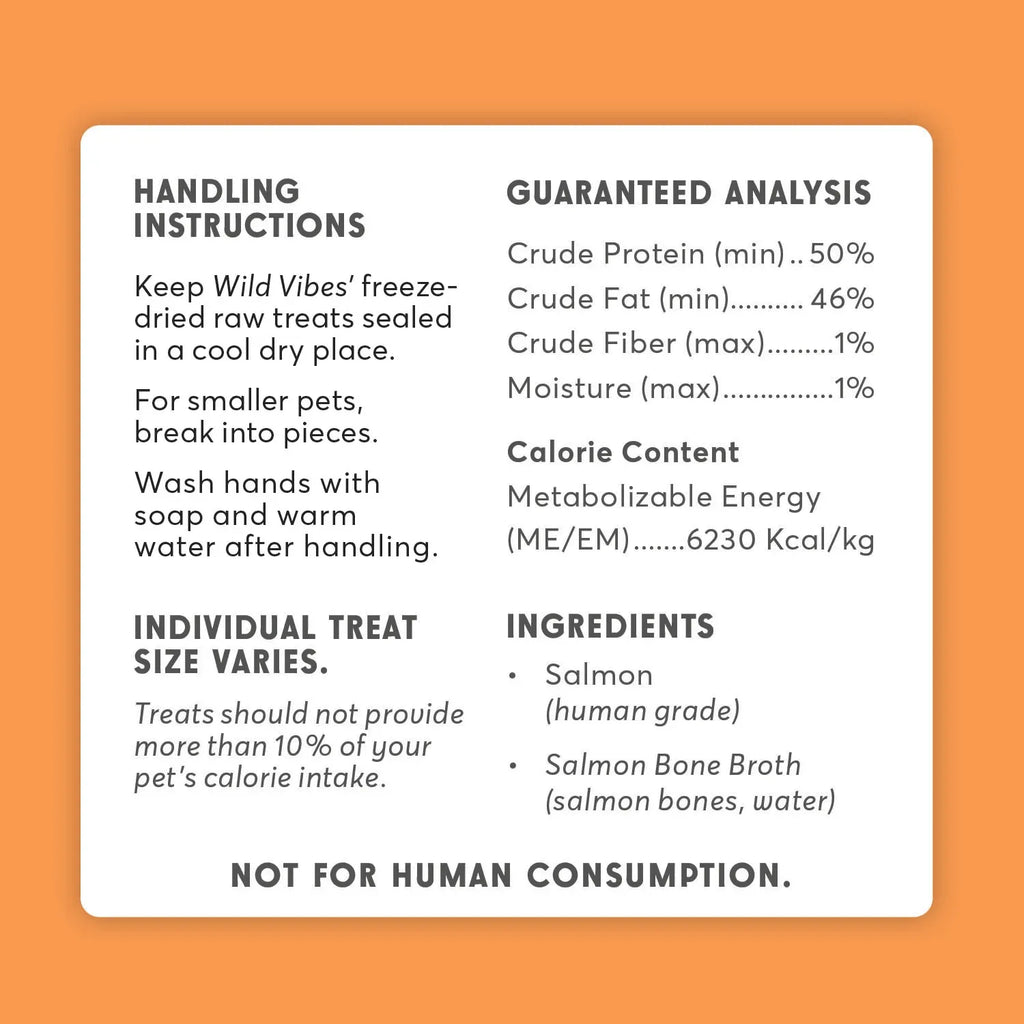 Wild Vibes Freeze Dried Salmon With Bone Broth 75G
