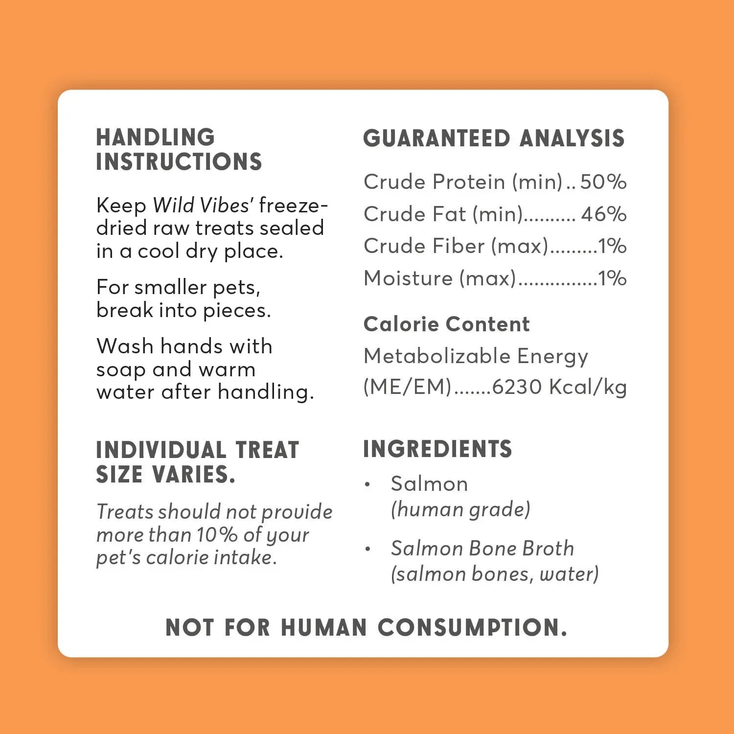 Wild Vibes Freeze Dried Salmon With Bone Broth 75G