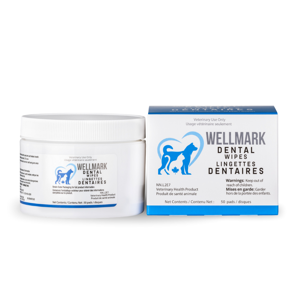 Wellmark Dental Wipes For Dogs & Cats 50 Wipes