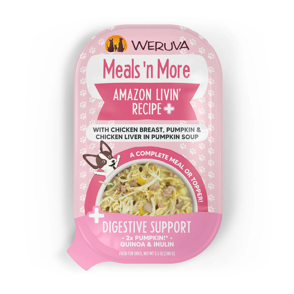 Weruva Dog Meals'N More Amazon Livin' +Digestive Support 3.5Oz/100G