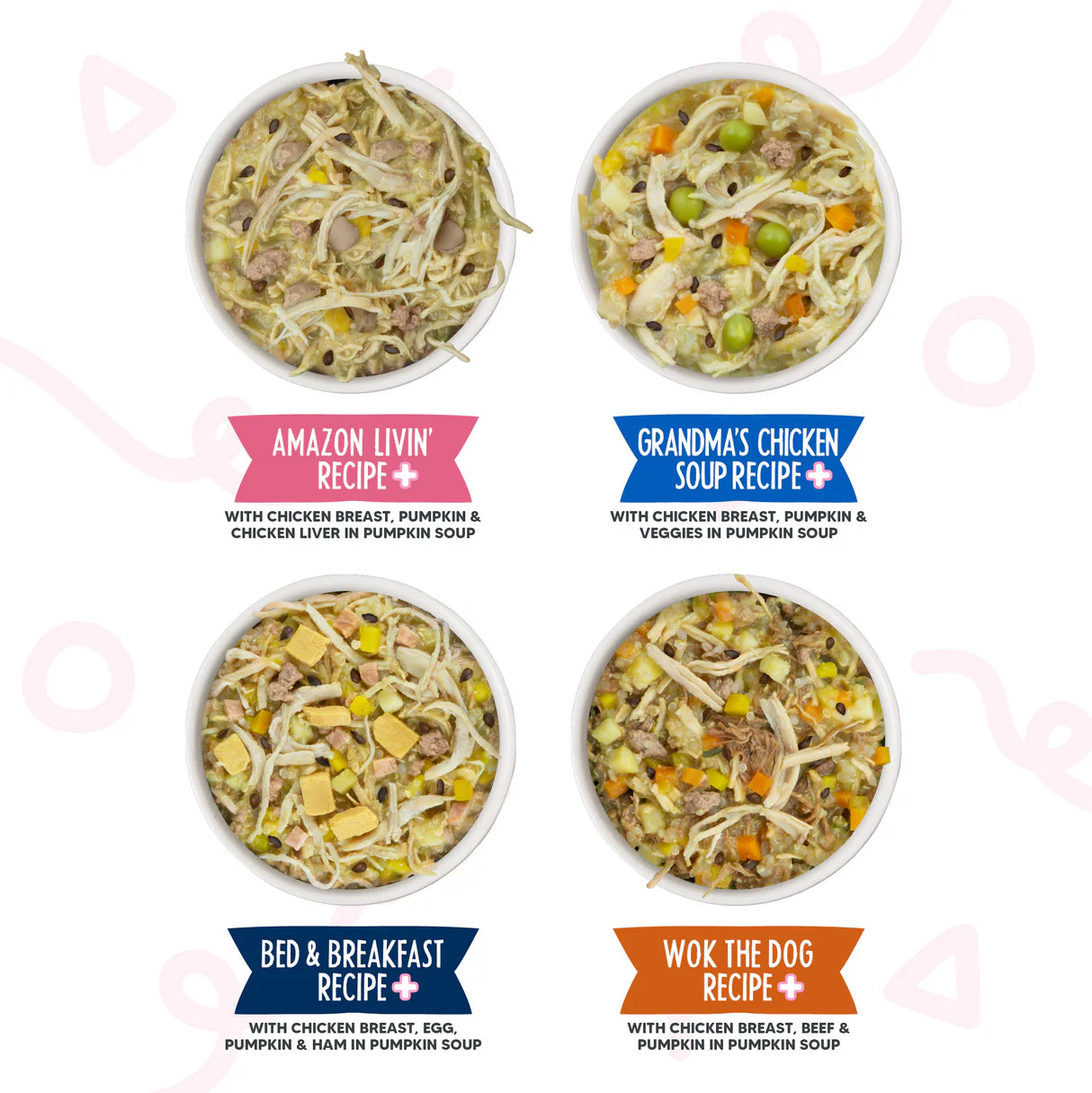 Weruva Dog Meals'N More Belly Be Nice +Digestive Support Variety Pack 3.5oz/100g X 10 Cups