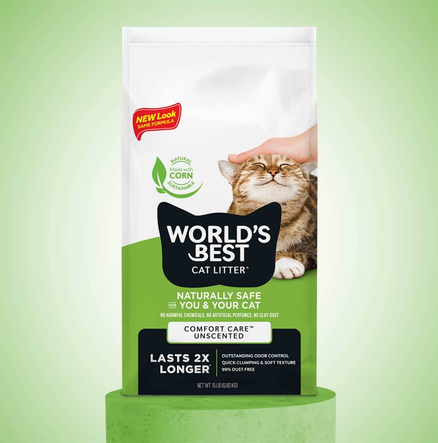 Worlds Best Original/Comfort Care Unscented Clumping 7lb