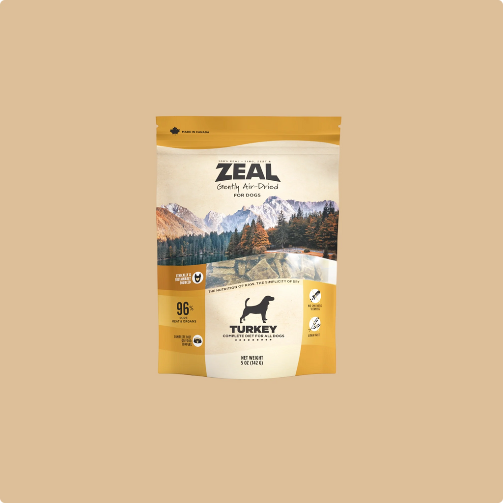 Zeal Dog Gently Air-Dried Turkey 5oz/142g