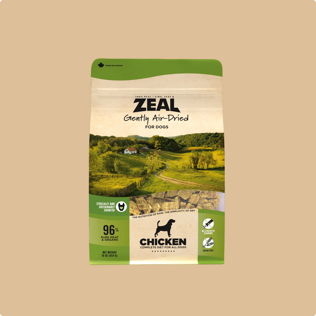 Zeal Dog Gently Air-Dried Chicken 16oz/454g