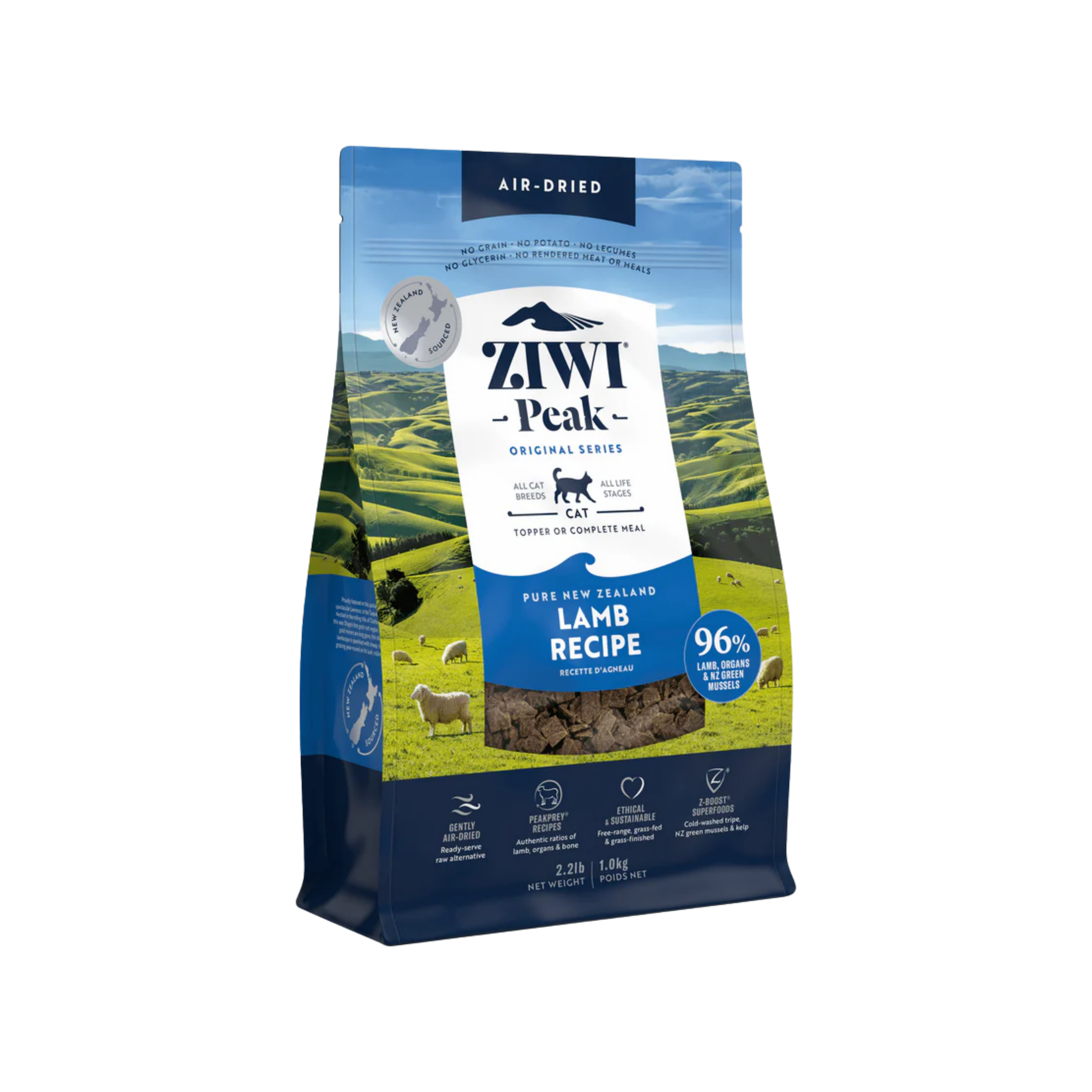 Ziwi Peak Cat Lamb 2.2lb/1kg