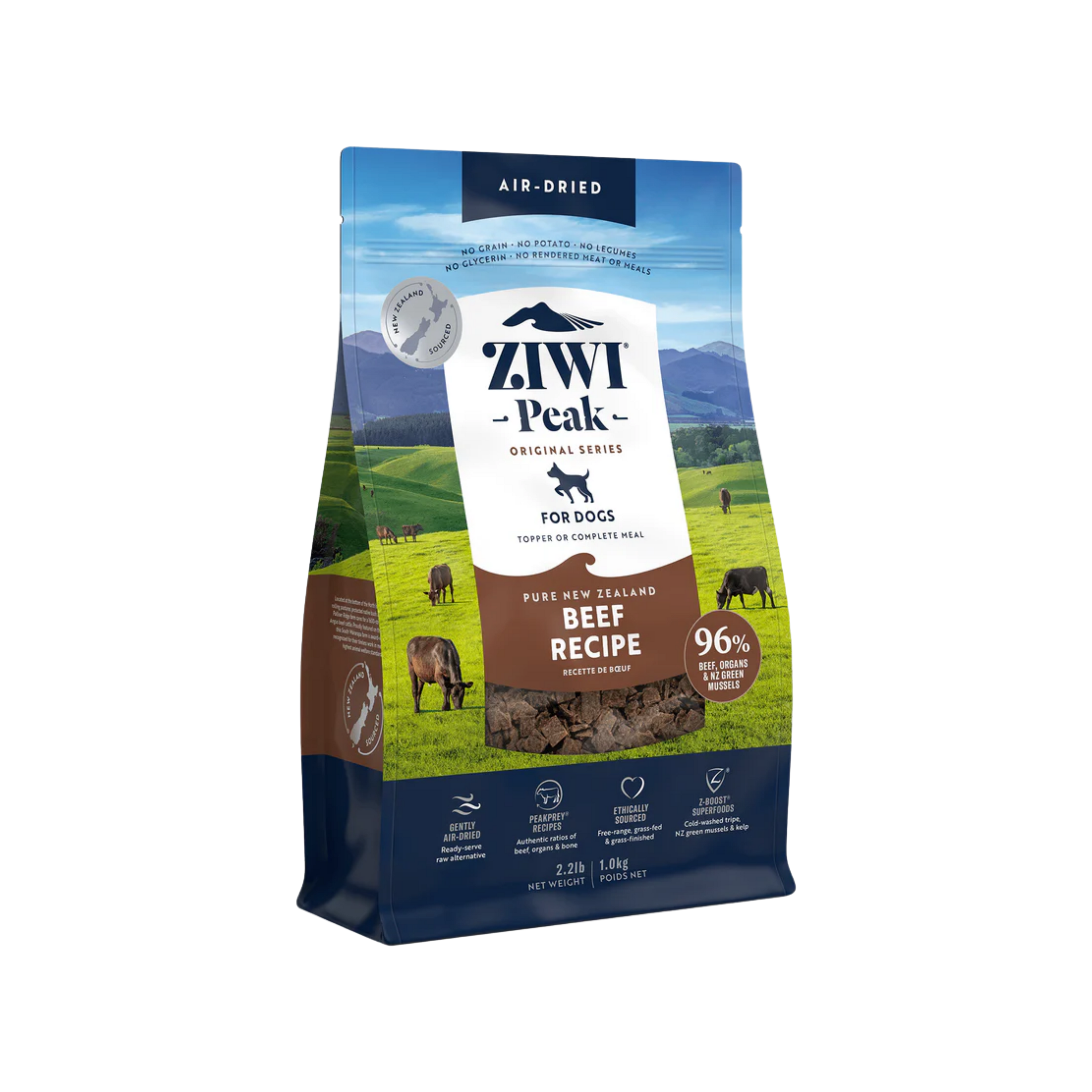 Ziwi Peak Dog Beef 2.2lb/1kg