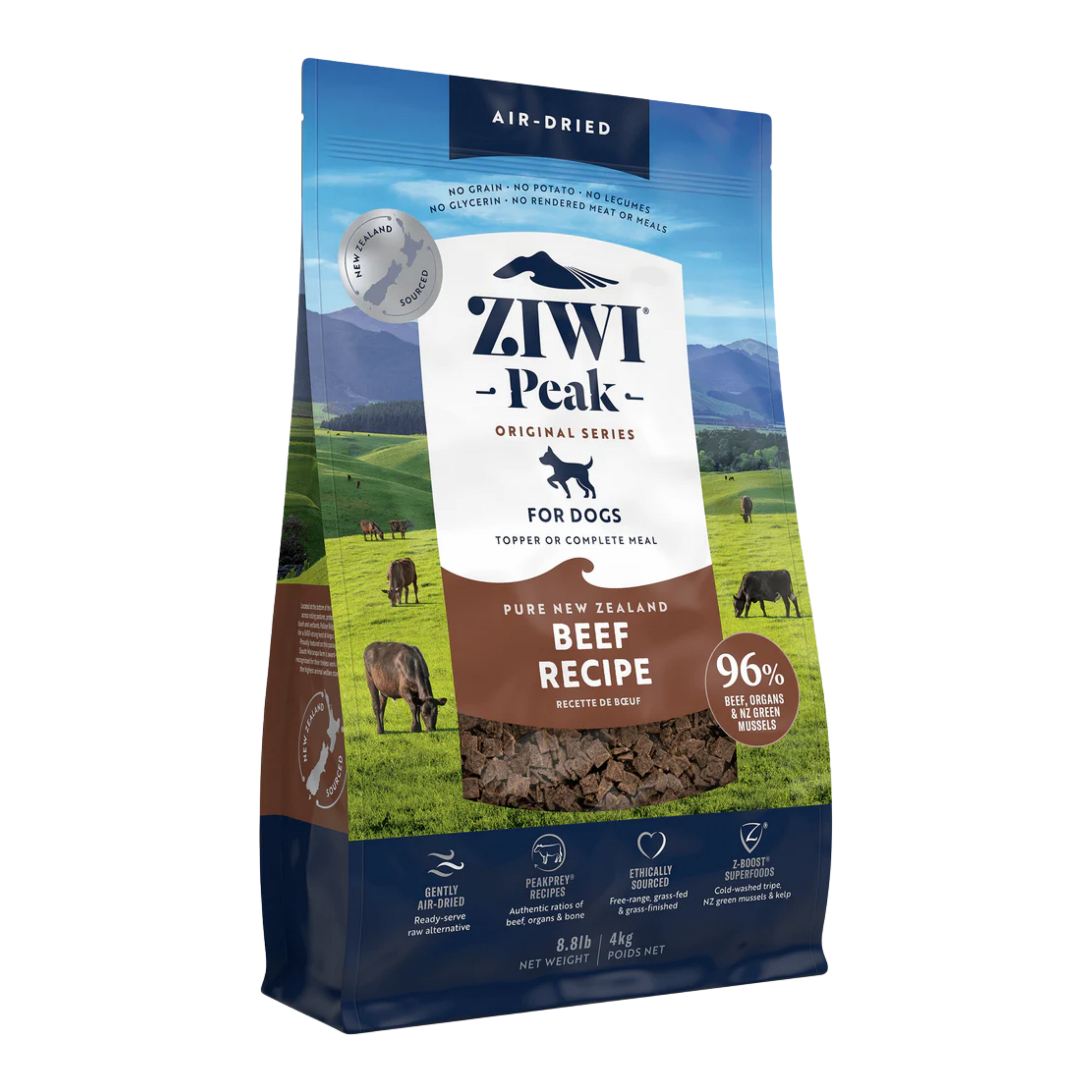 Ziwi Peak Dog Beef 8.8lb/4kg