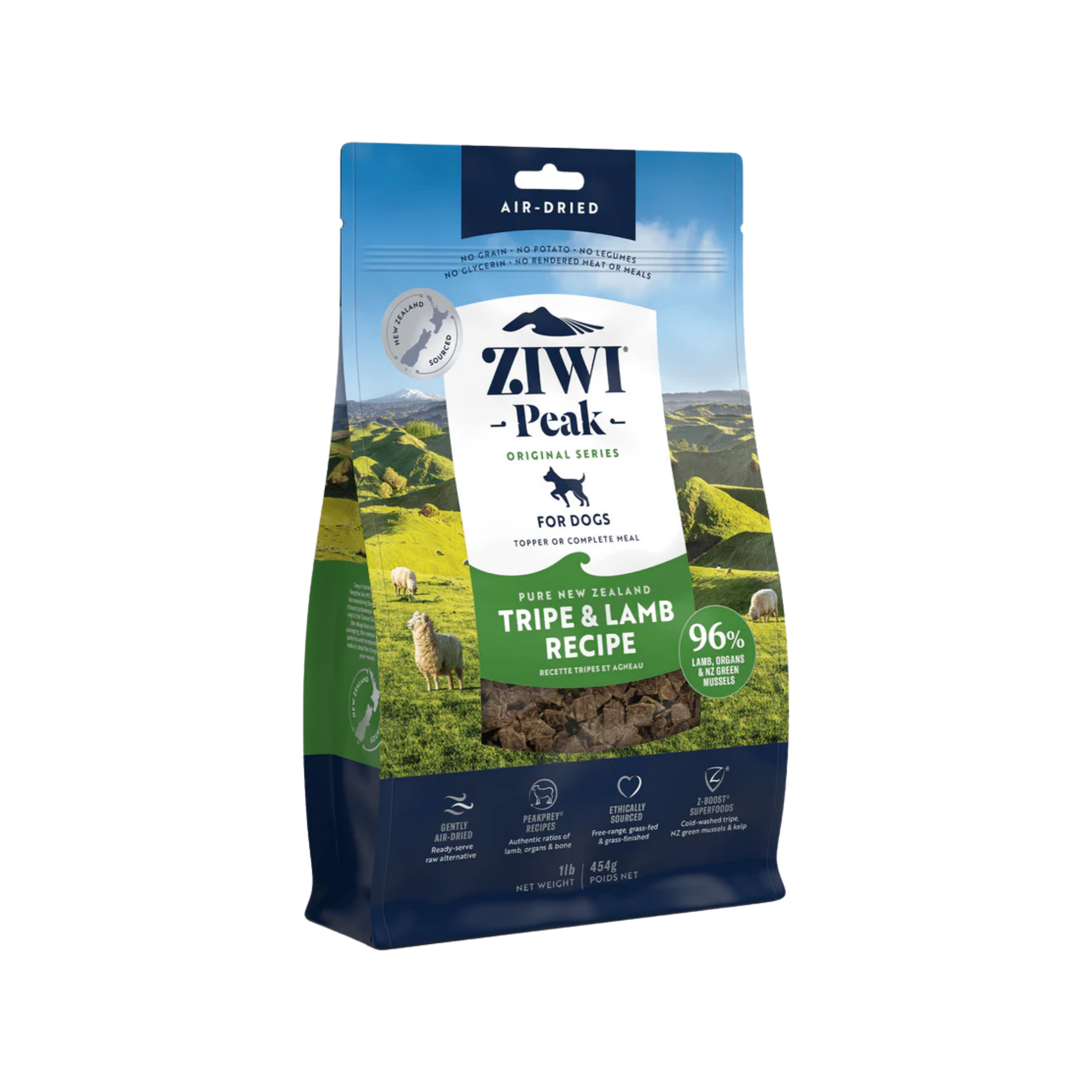 Ziwi Peak Dog Tripe & Lamb 1lb/454g