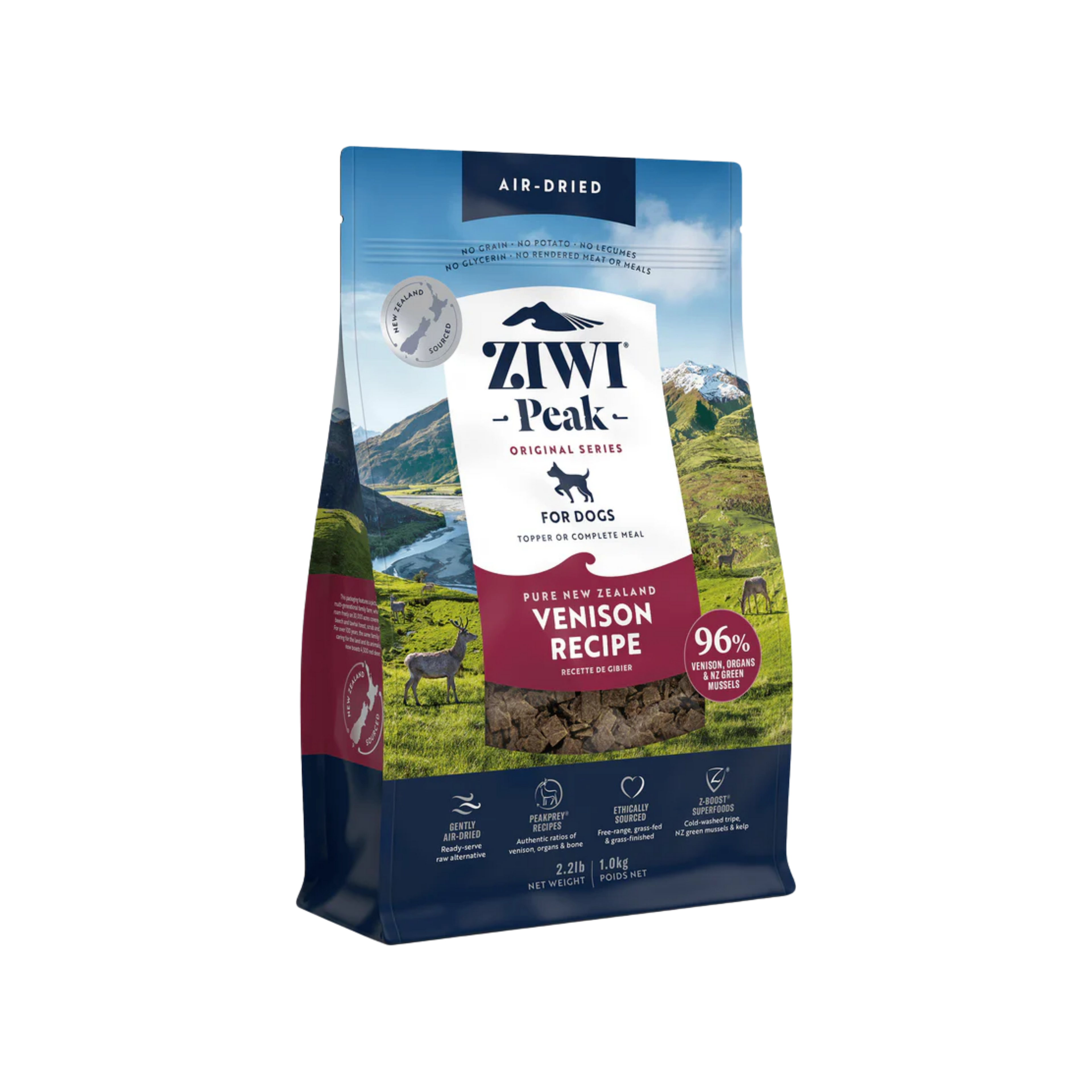 Ziwi Peak Dog Venison 2.2lb/1kg