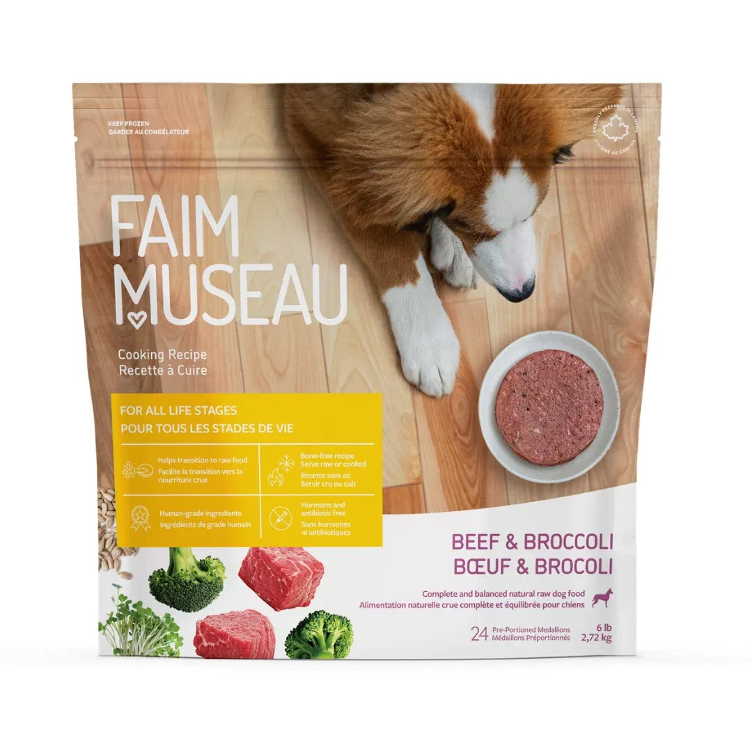 Faim Museau Cooking Recipe Beef & Broccoli 24 Medallions 6Lb/2.72Kg