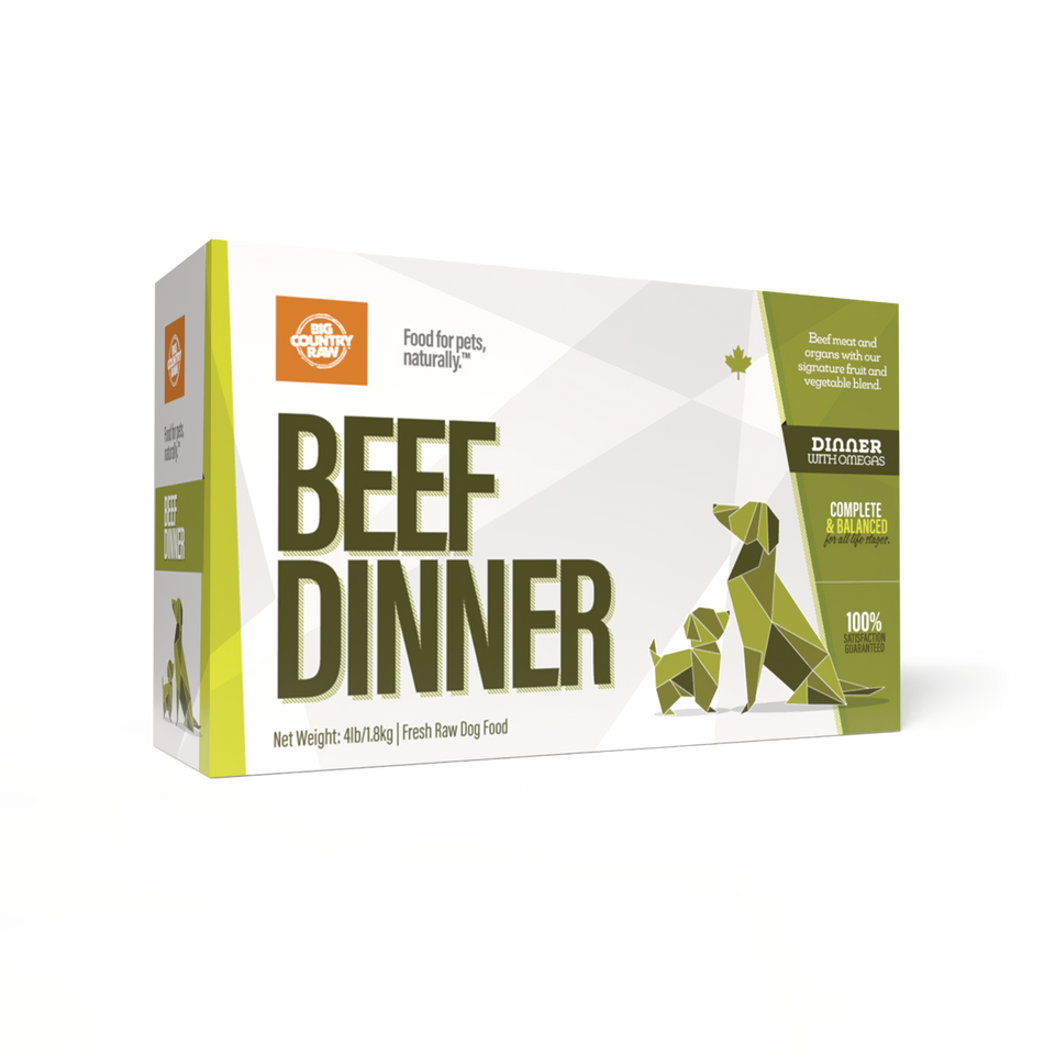 Big Country Raw Beef Dinner 4Lb/1.8Kg