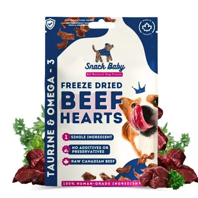 Snack Baby Freeze Dried Beef Hearts 32G