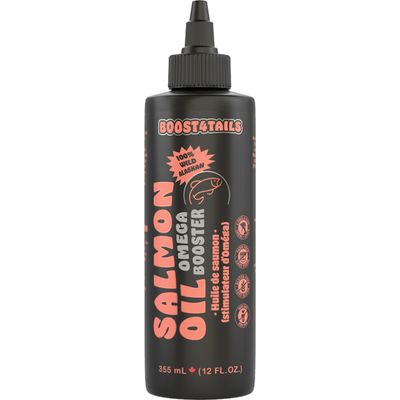 Boost4Tails Atlantic Salmon Oil Omega Booster 12Fl Oz/355Ml
