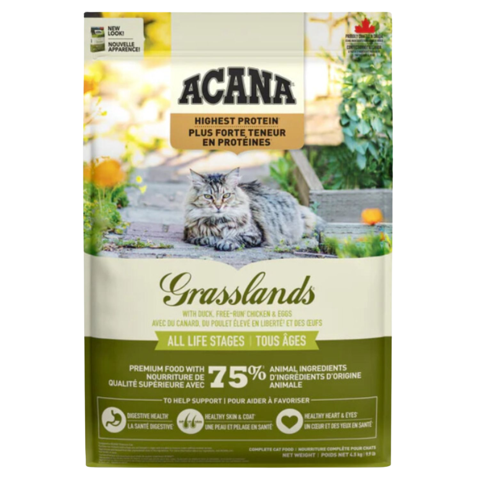 Acana Cat Highest Protein Grasslands 4Lb/1.8Kg