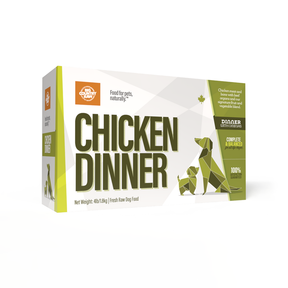 Big Country Raw Chicken Dinner 4Lb/1.8Kg