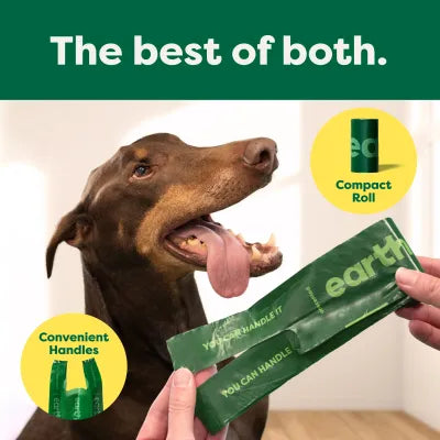 Earth Rated Handle Bags Unscented 6.7"X13.7" 120Ct